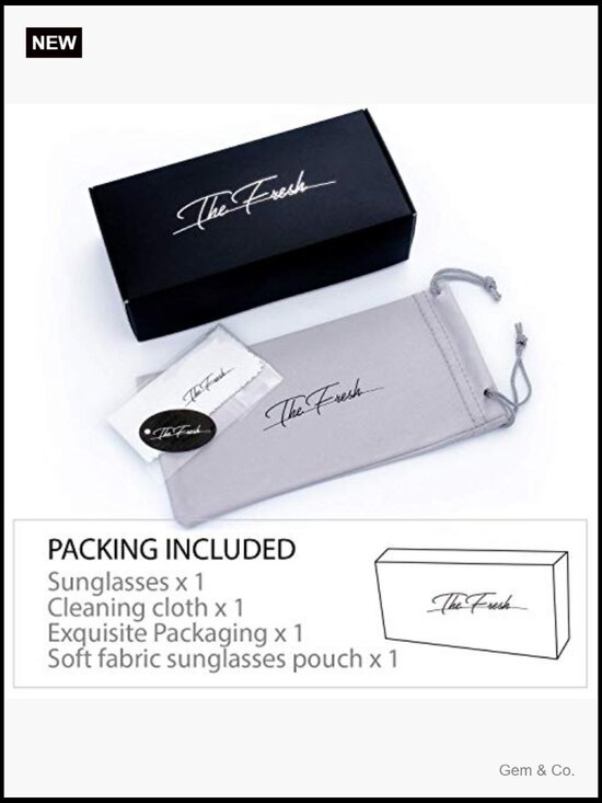 Small Rectangular Sunglasses with UV400 Protection main image 7